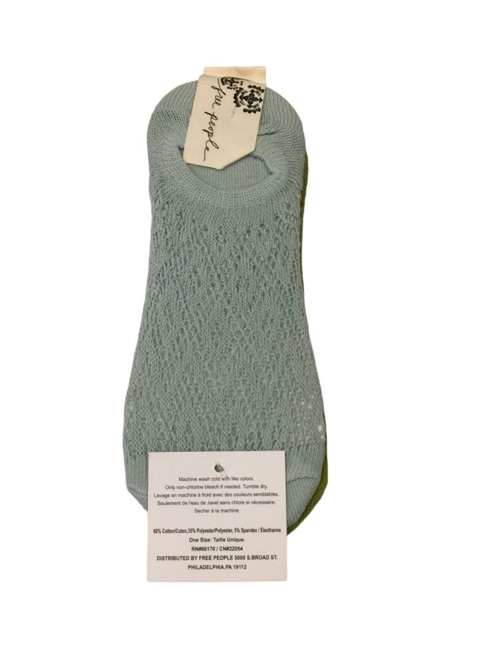 FREE PEOPLE Ladies See Through Lightweight Knit No Show SEA Socks Set of 3